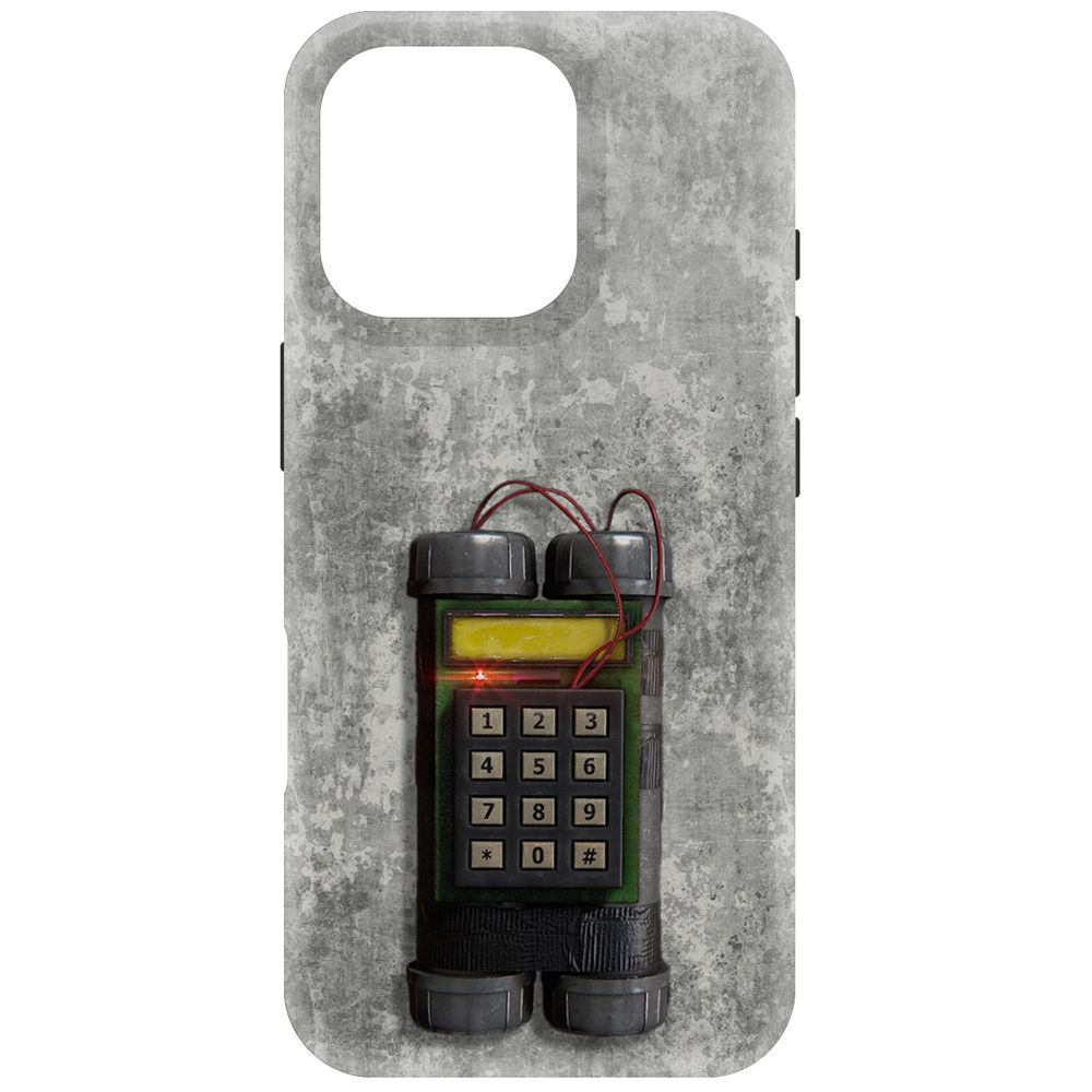 

Чехол-накладка Krutoff Soft Case Cтандофф 2 (Standoff 2) - C4 для iPhone 16 Pro черный