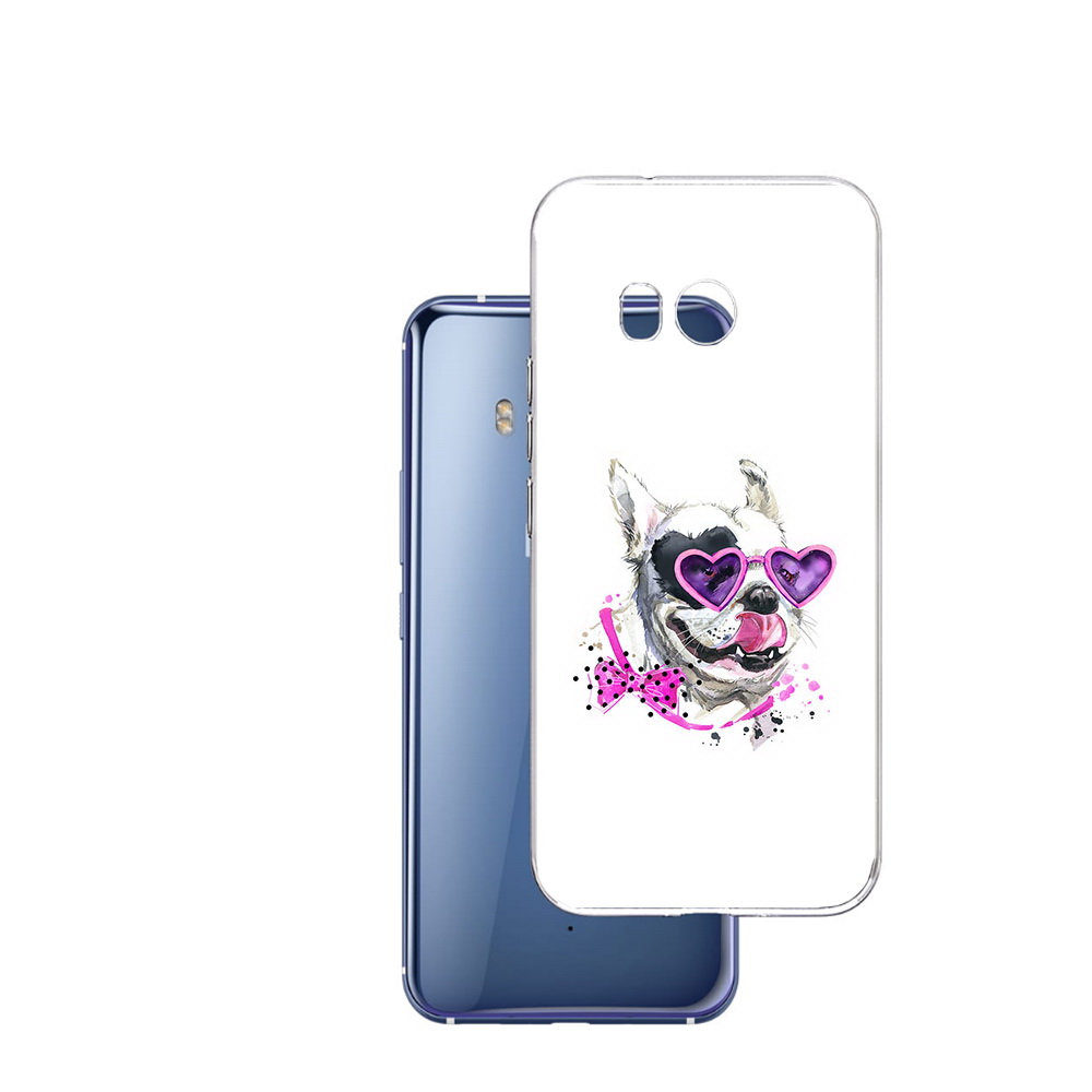 

Чехол MyPads Tocco для HTC U11 акварельный пёс, Прозрачный, Tocco