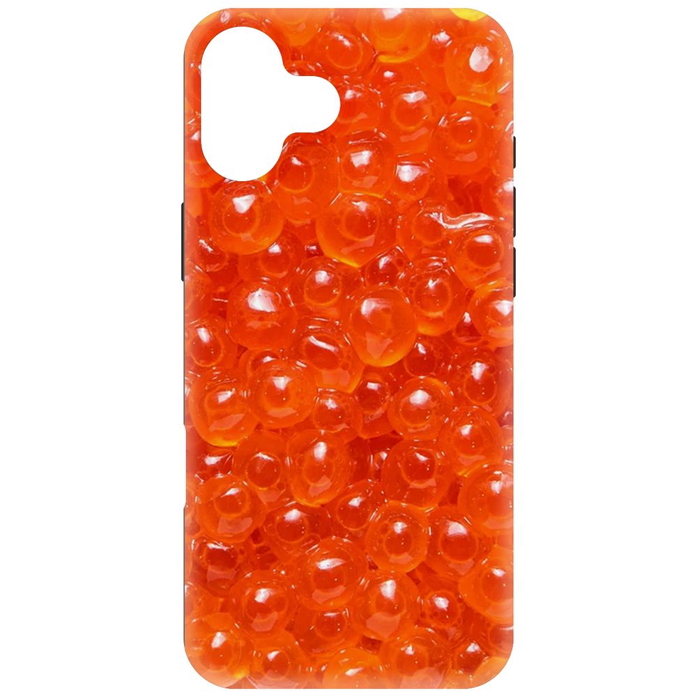 

Чехол-накладка Krutoff Soft Case Икра для iPhone 16 Plus черный