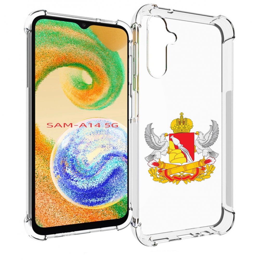 

Чехол MyPads герб-воронежскои-области для Samsung Galaxy A14 5G, Прозрачный, Tocco