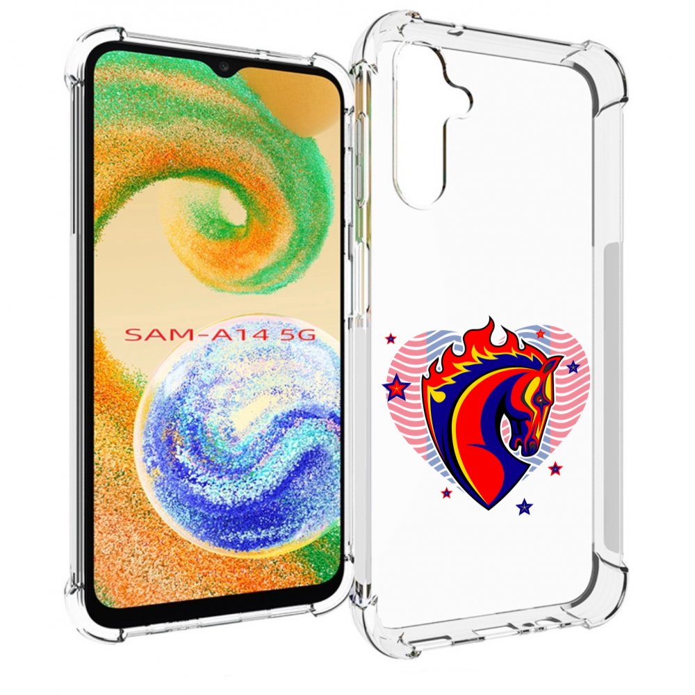 

Чехол MyPads ФК ЦСЛ Лошадь для Samsung Galaxy A14 5G, Прозрачный, Tocco