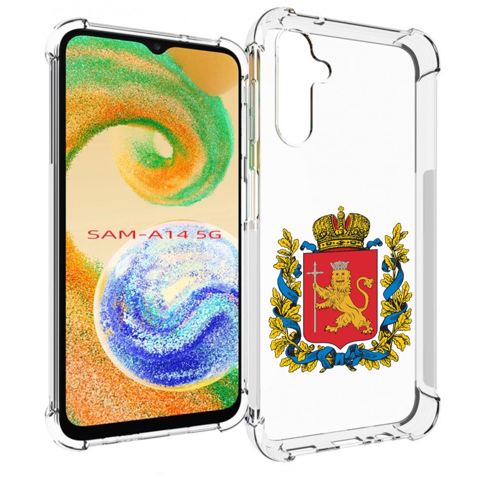 

Чехол MyPads герб-владимирская-область для Samsung Galaxy A14 5G, Прозрачный, Tocco