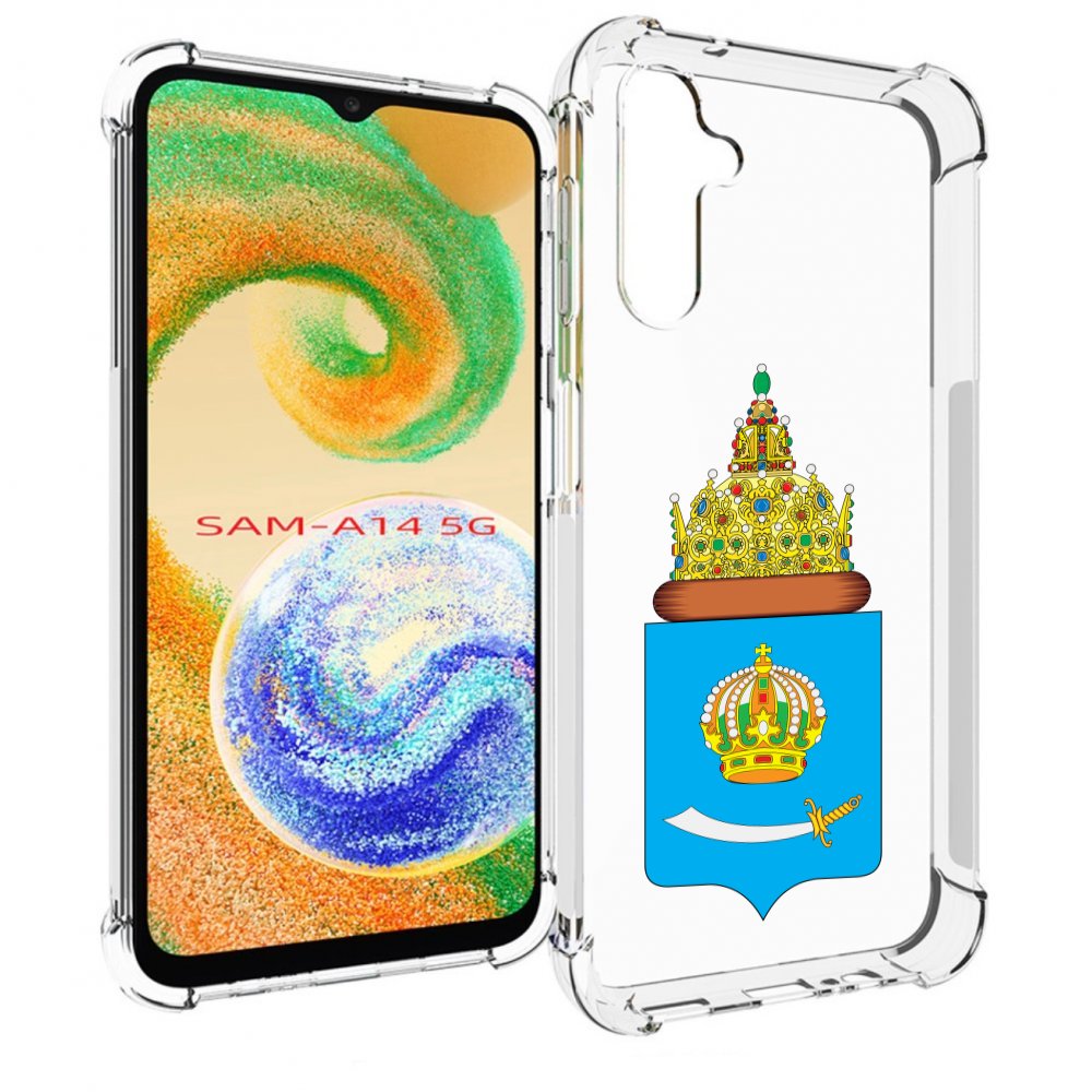 

Чехол MyPads герб-астраханскои-области для Samsung Galaxy A14 5G, Прозрачный, Tocco