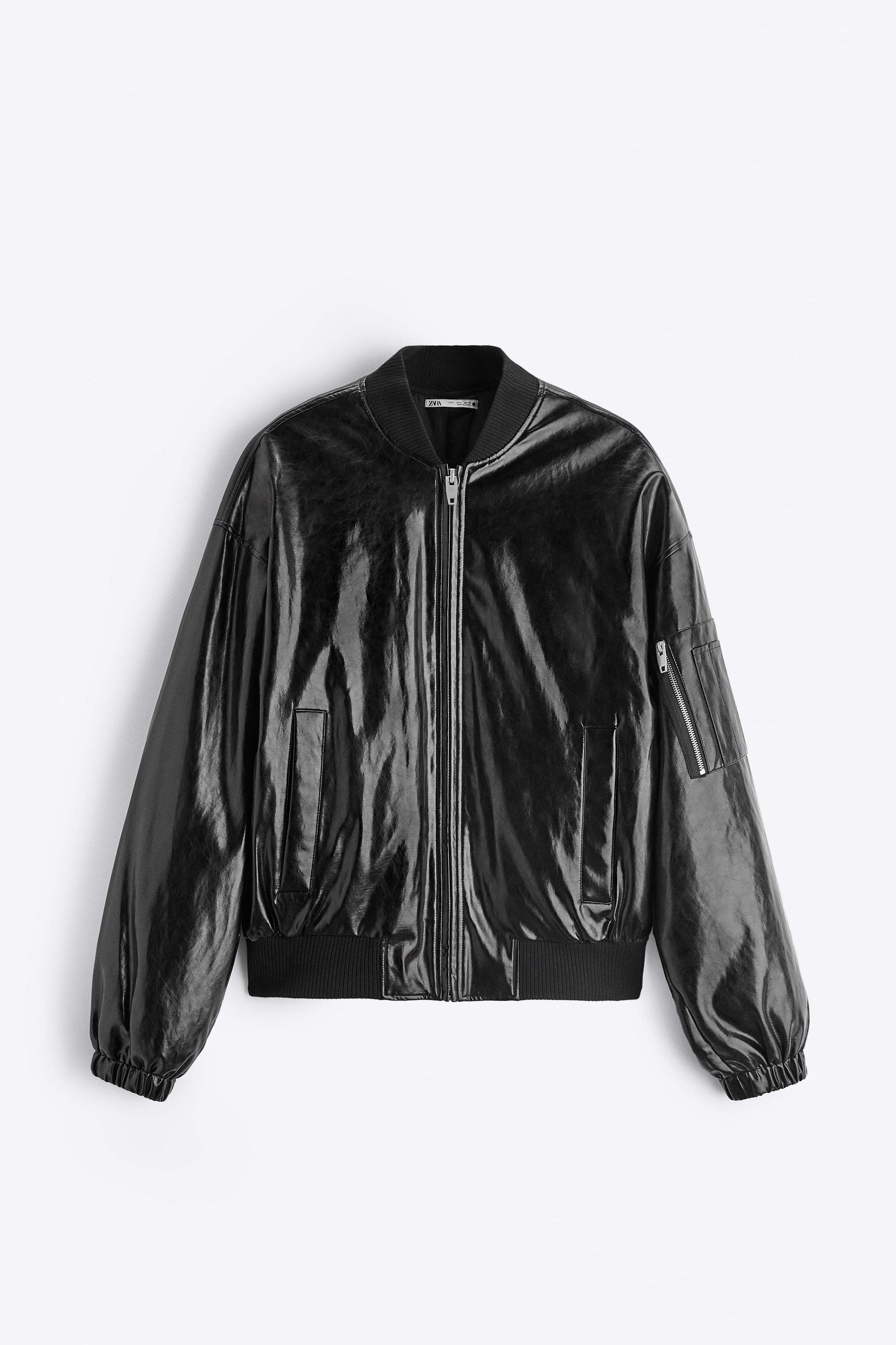 

Бомбер мужской ZARA 07380304 черный L (доставка из-за рубежа), 07380304