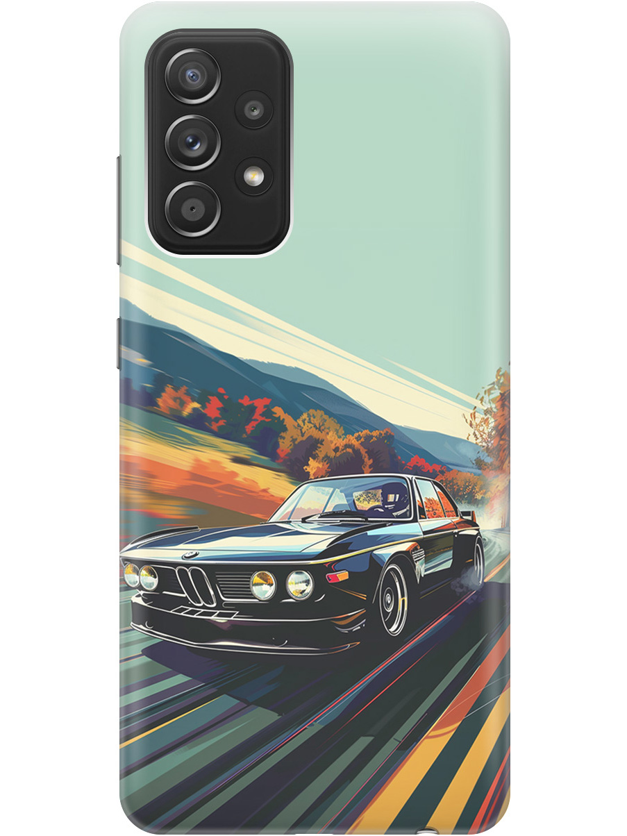 

Силиконовый чехол на Samsung Galaxy A52 с принтом "Гоночный BMW", Прозрачный;оранжевый;черный, 724990185
