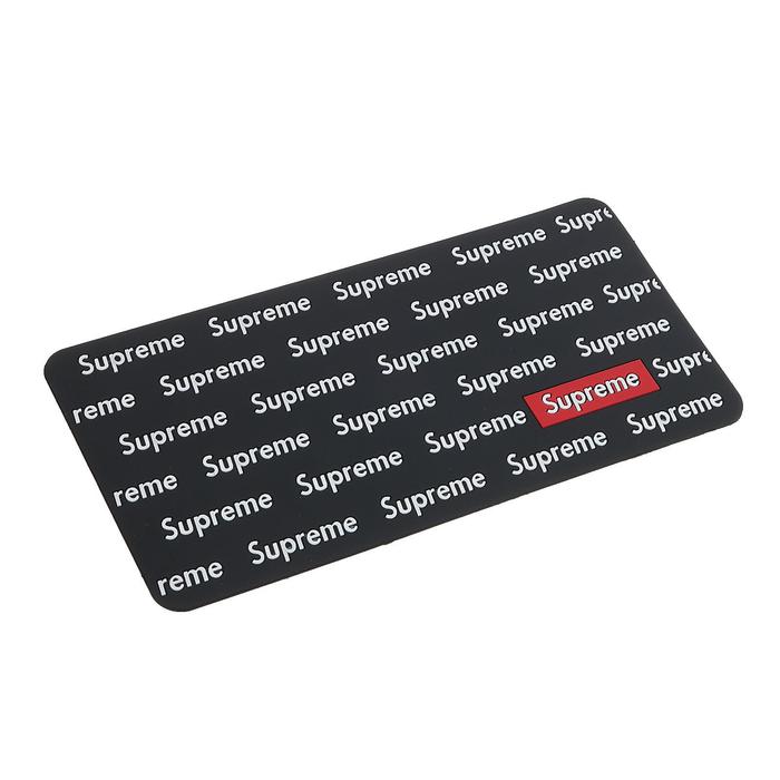 Коврик противоскольязщий 30x15 см, Supreme, черный