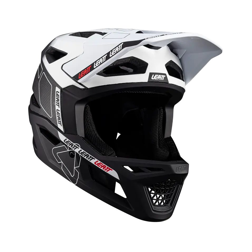 Велошлем Leatt MTB Gravity 6.0 Carbon Helmet, White, L, 2024 (1024120132)