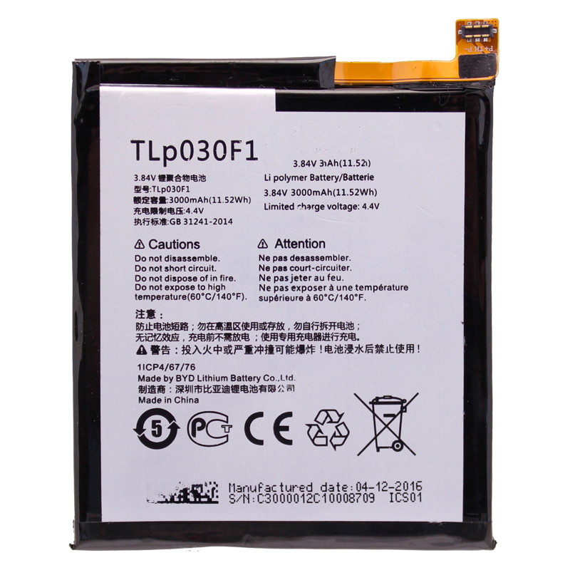 

Аккумуляторная батарея BaseMarket для Alcatel One Touch 6070K (TLp030F1/TLp030F2) OEM