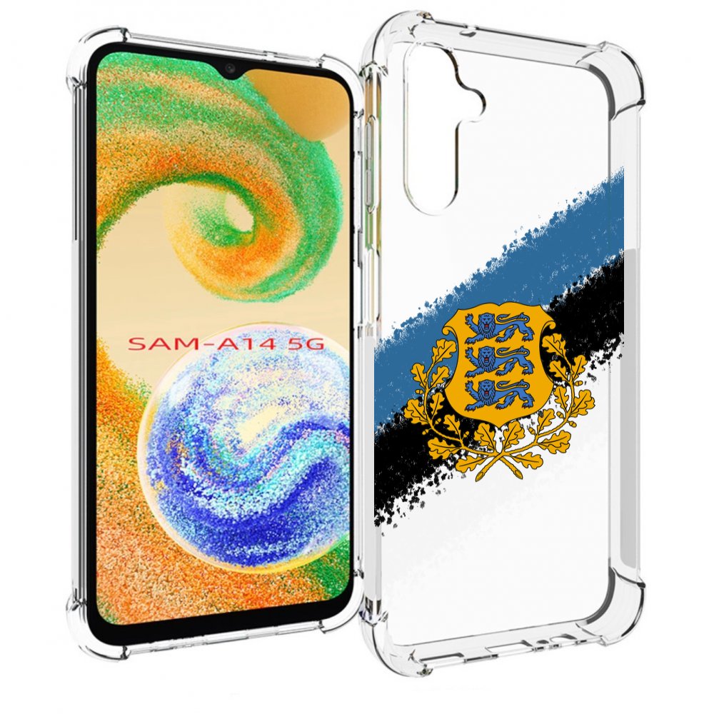 

Чехол MyPads герб флаг эстонии-2 для Samsung Galaxy A14 5G, Прозрачный, Tocco