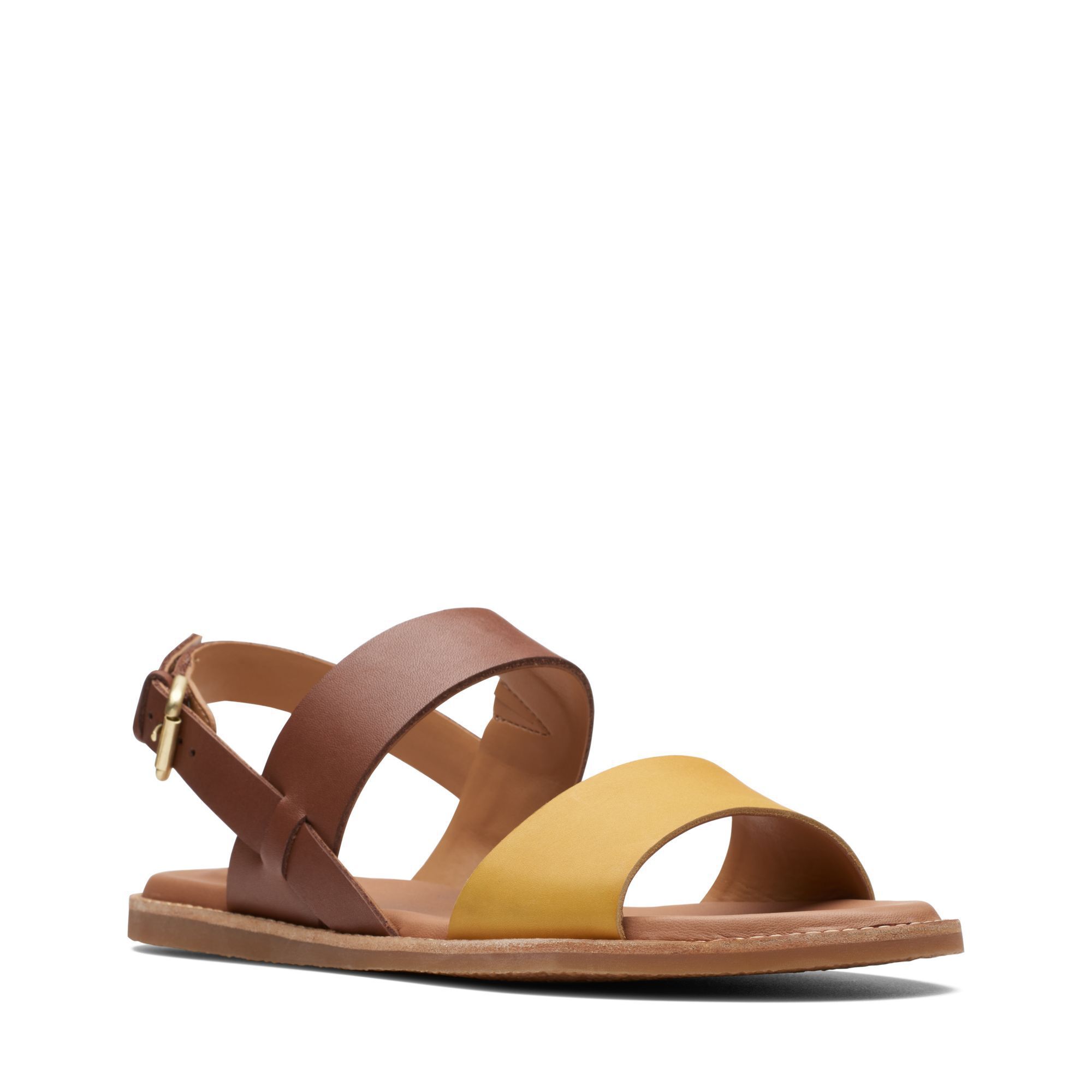 

Сандалии женский Clarks 26171873 коричневые 35.5 EU, Коричневый, 26171873