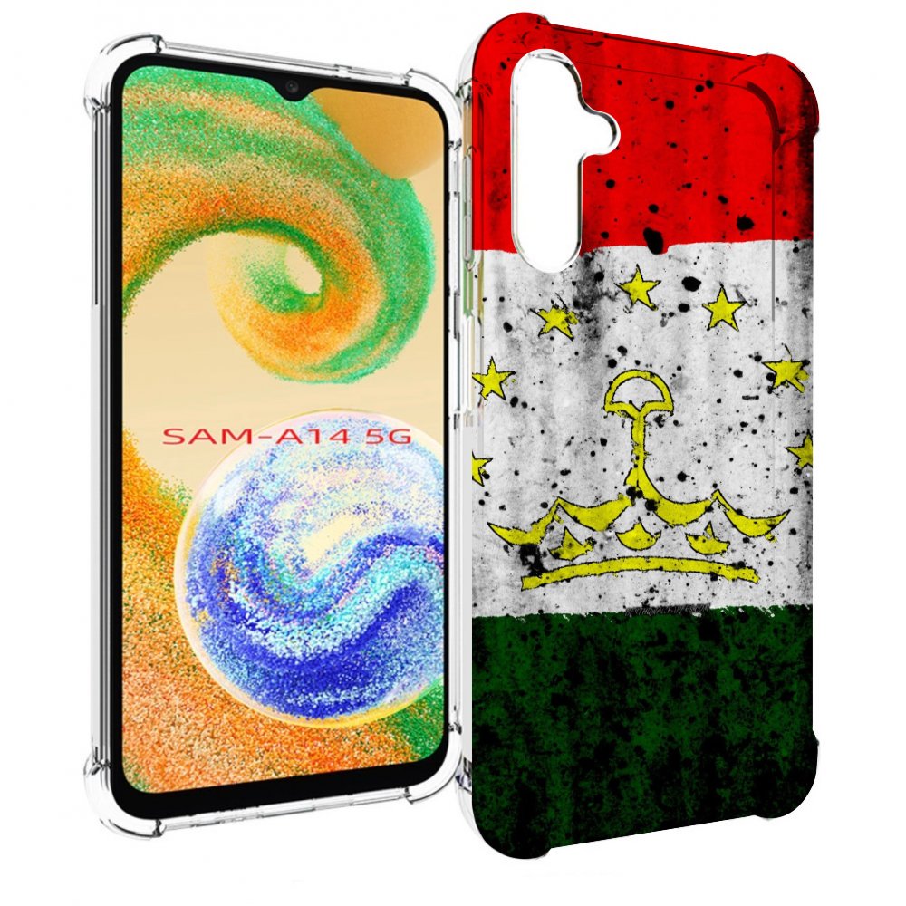 

Чехол MyPads герб флаг таджикистан для Samsung Galaxy A14 5G, Прозрачный, Tocco