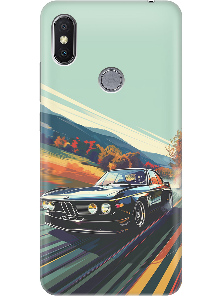 

Силиконовый чехол на Xiaomi Redmi S2 с принтом "Гоночный BMW", Прозрачный;оранжевый;черный, 718410285