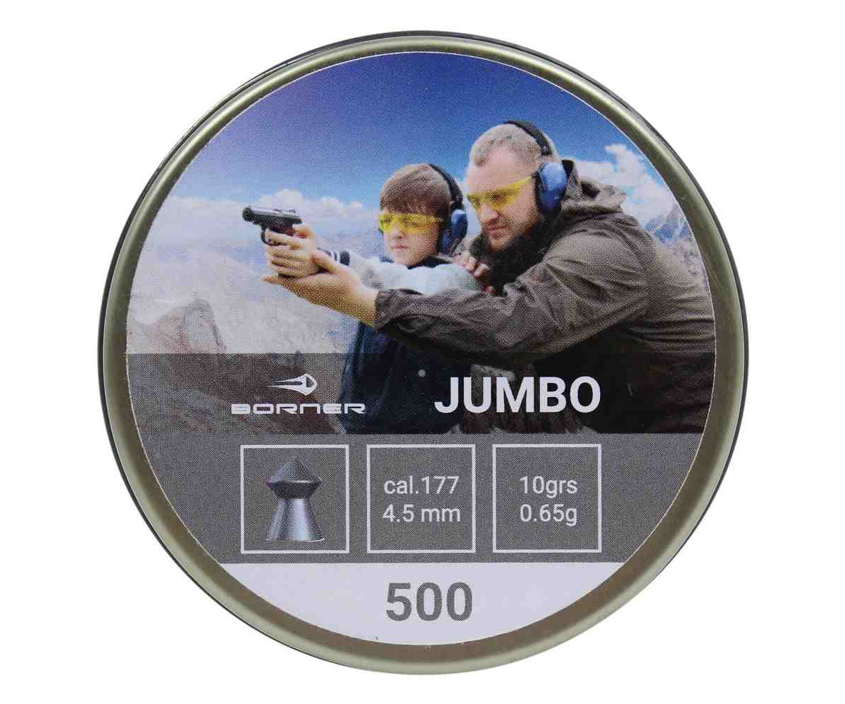 Пуля пневм Borner Jumbo 45 500 шт 065гр 890₽