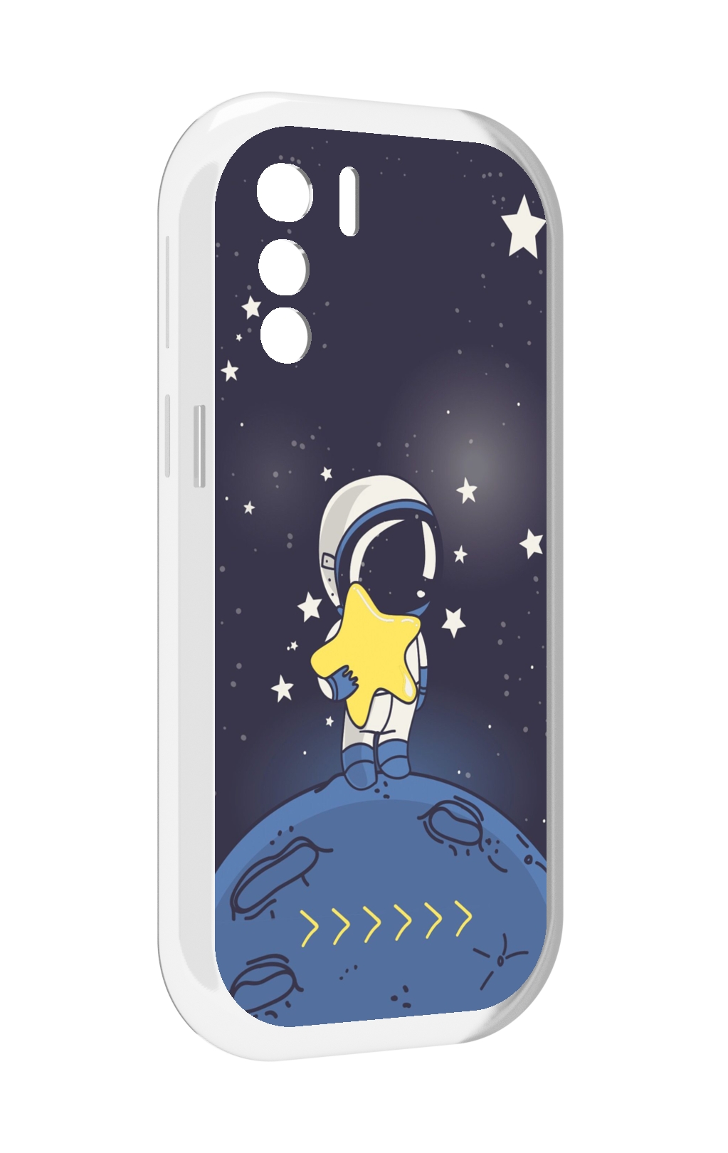 

Чехол MyPads астронавт с звездочкой для UleFone Note 13P, Прозрачный, Tocco