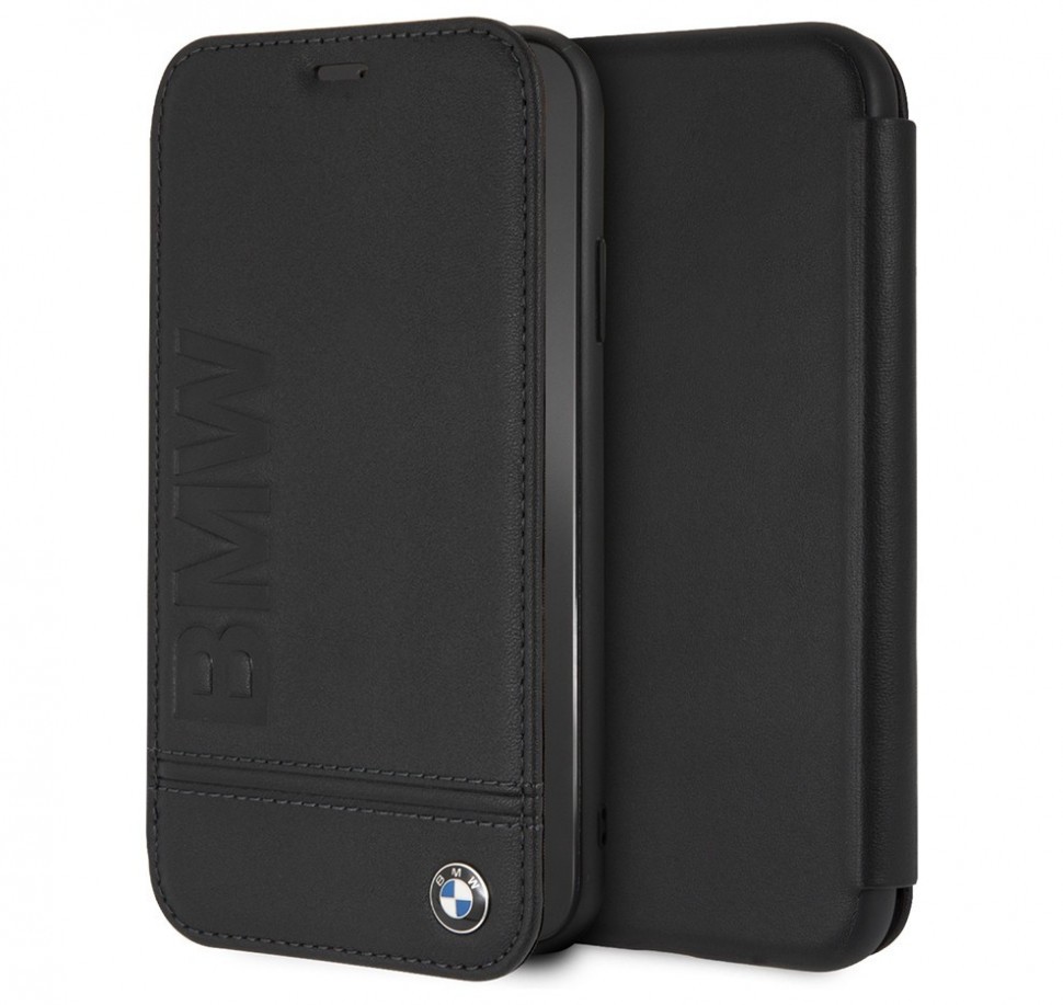 фото Чехол cg mobile bmw signature logo booktype leather iphone xr черный