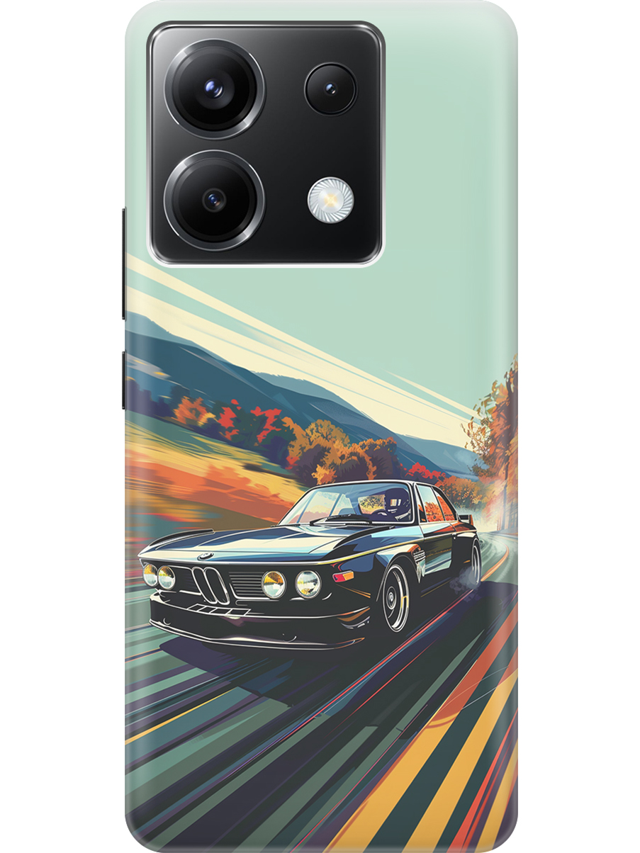 

Силиконовый чехол на Xiaomi Redmi Note 13 Pro 5G / Poco X6 5G с принтом "Гоночный BMW", Прозрачный;оранжевый;черный, 779827985