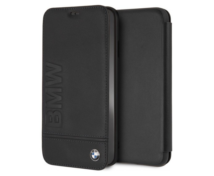 фото Чехол cg mobile bmw signature logo booktype leather iphone xs max черный