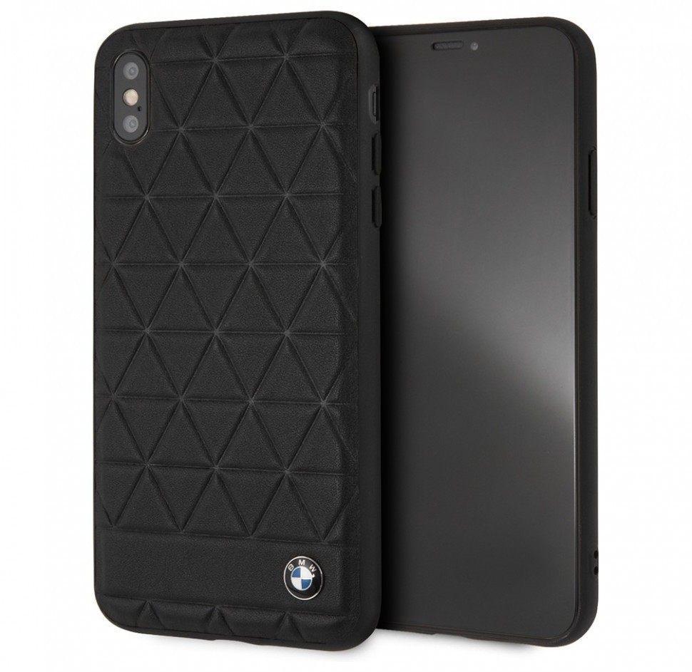 фото Чехол cg mobile bmw signature embossed hexagon leather iphone xs max черный