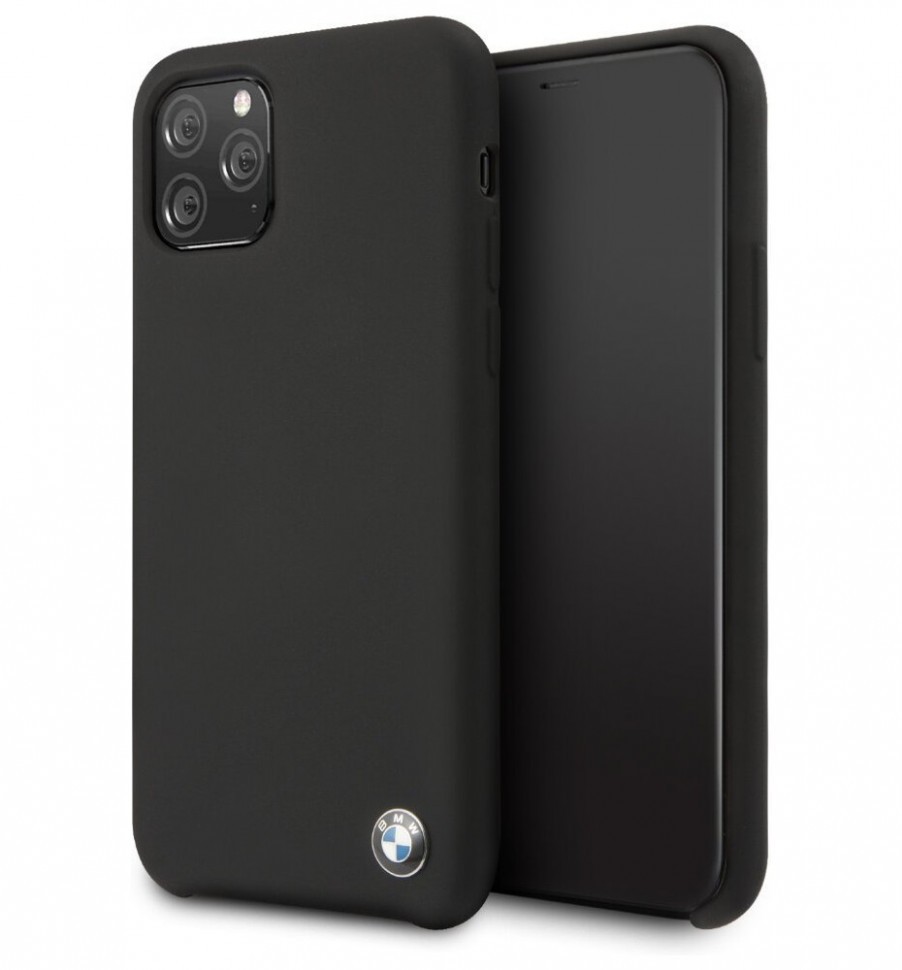 фото Чехол cg mobile bmw signature liquid silicone iphone 11 pro черный