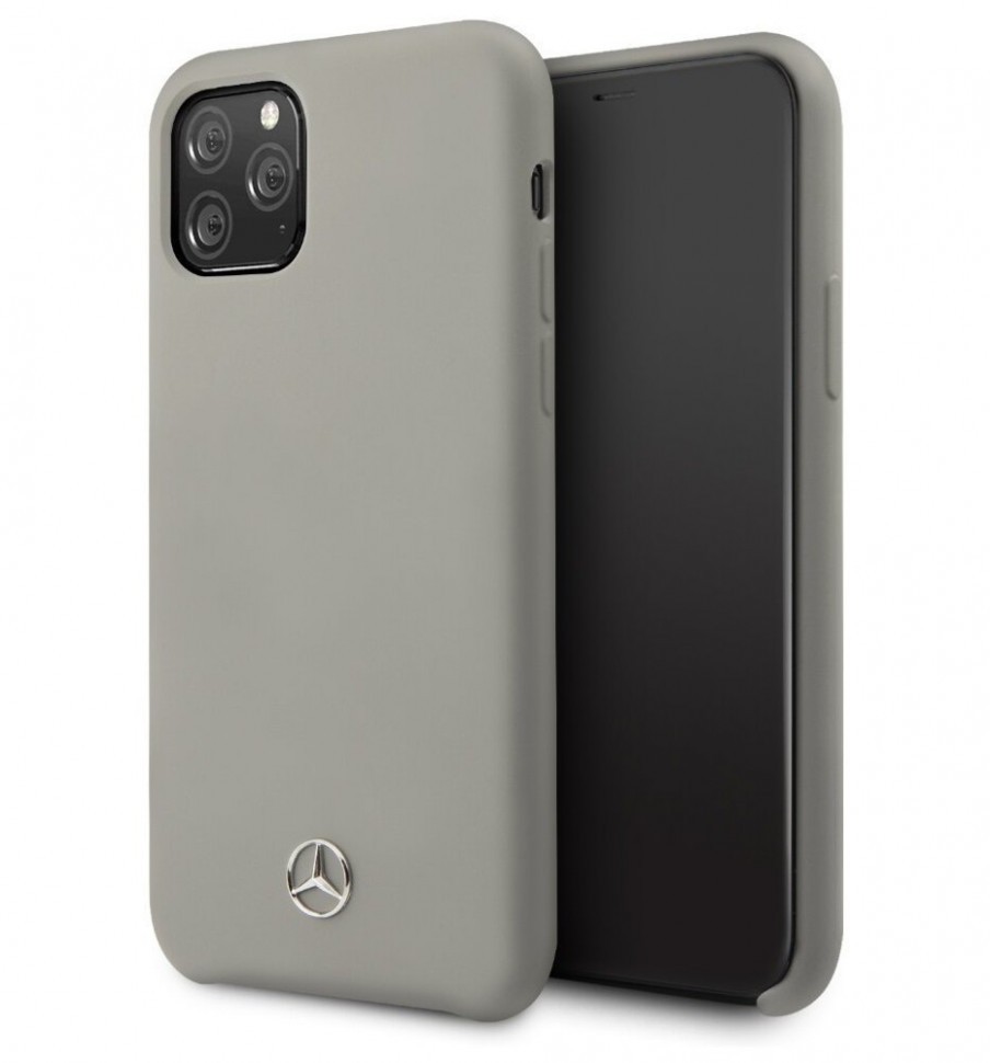 фото Чехол cg mobile mercedes silicone line iphone 11 pro max серый