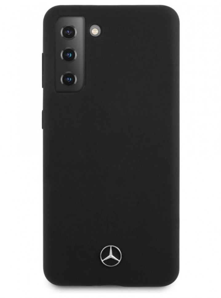 фото Чехол cg mobile mercedes liquid silicone galaxy s21 plus черный