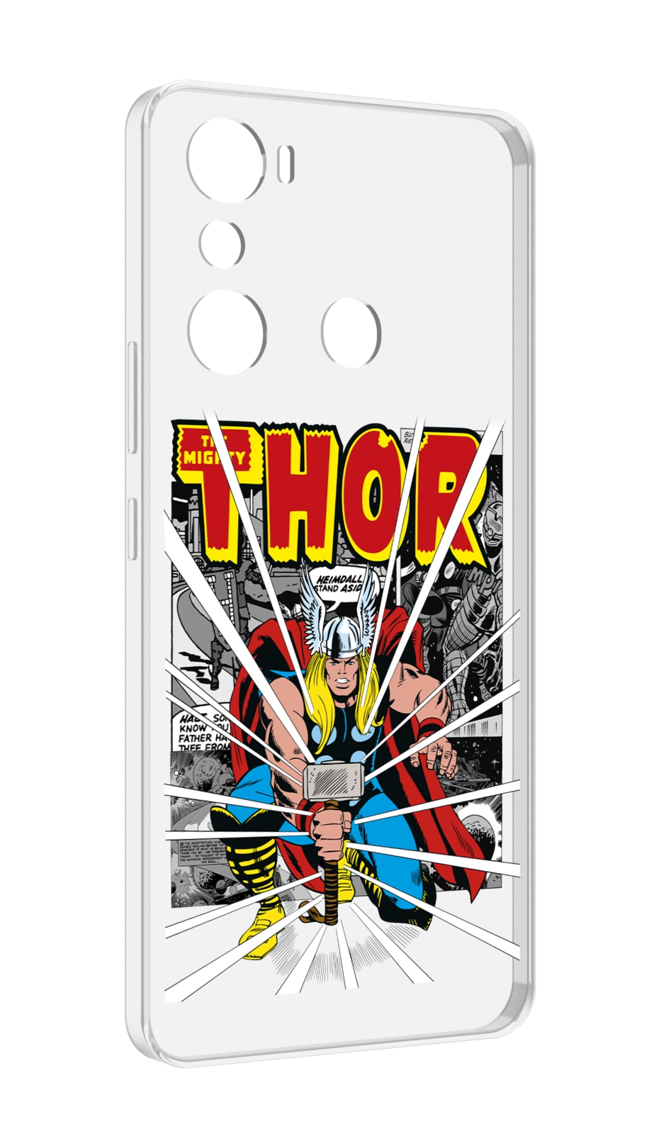 

Чехол MyPads тор рисунок для Infinix Hot 20i, Прозрачный, Tocco