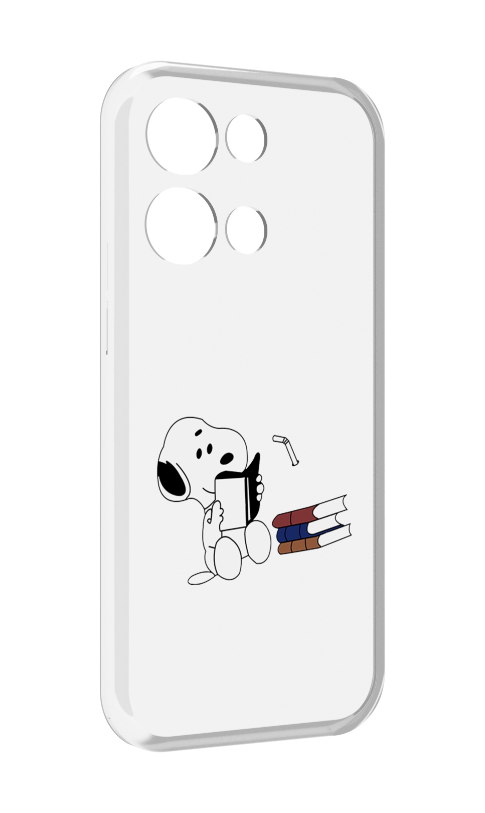 

Чехол MyPads собака-с-книжками для OPPO Reno8 Pro, Прозрачный, Tocco