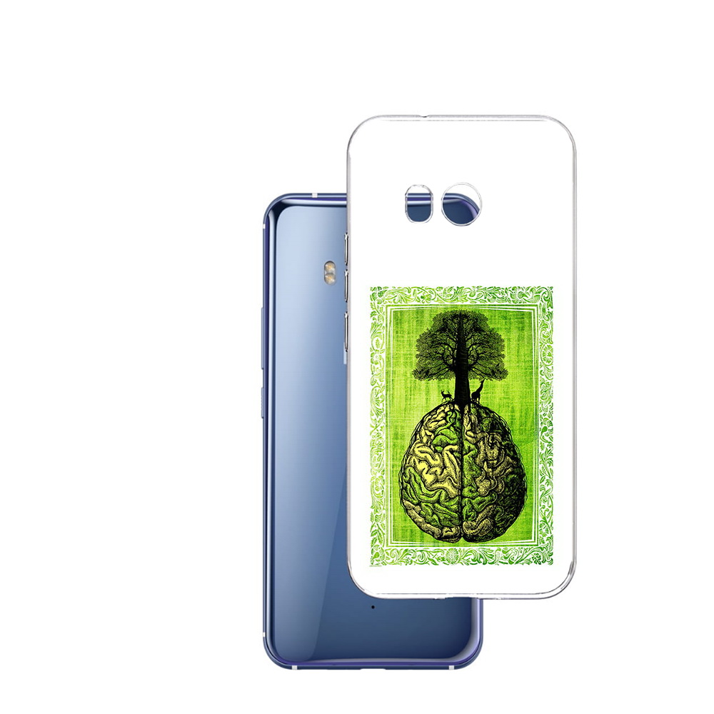 

Чехол MyPads Tocco для HTC U11 абстракция здоровый мозг, Прозрачный, Tocco