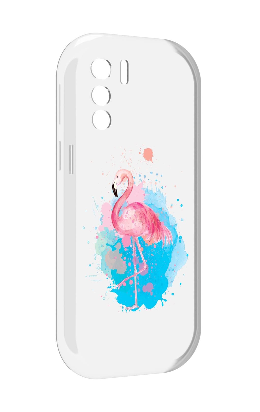 

Чехол MyPads акварельное-фламинго для UleFone Note 13P, Прозрачный, Tocco
