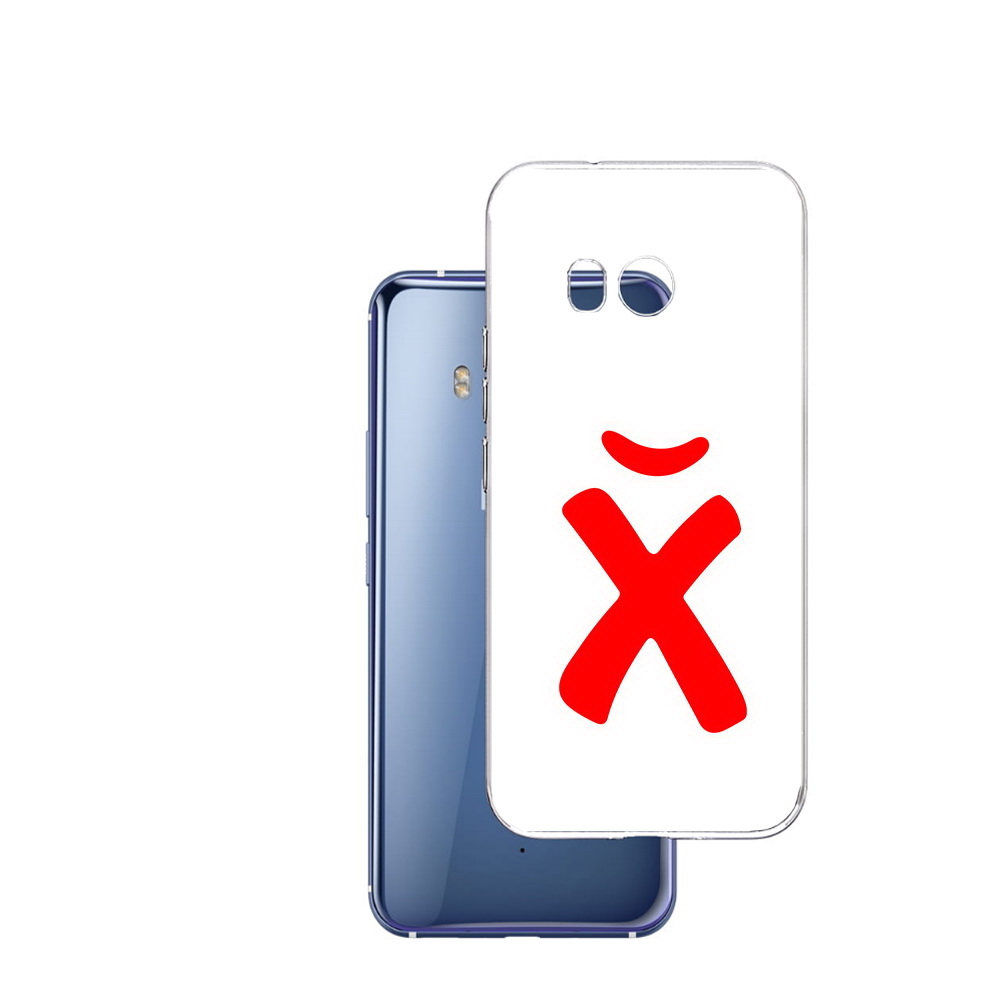

Чехол MyPads Tocco для HTC U11 абстракция буква х, Прозрачный, Tocco