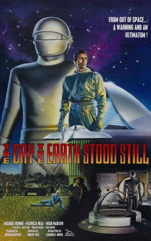 

Постер к фильму "День, когда остановилась Земля" (The Day the Earth Stood Still) 50x70 см