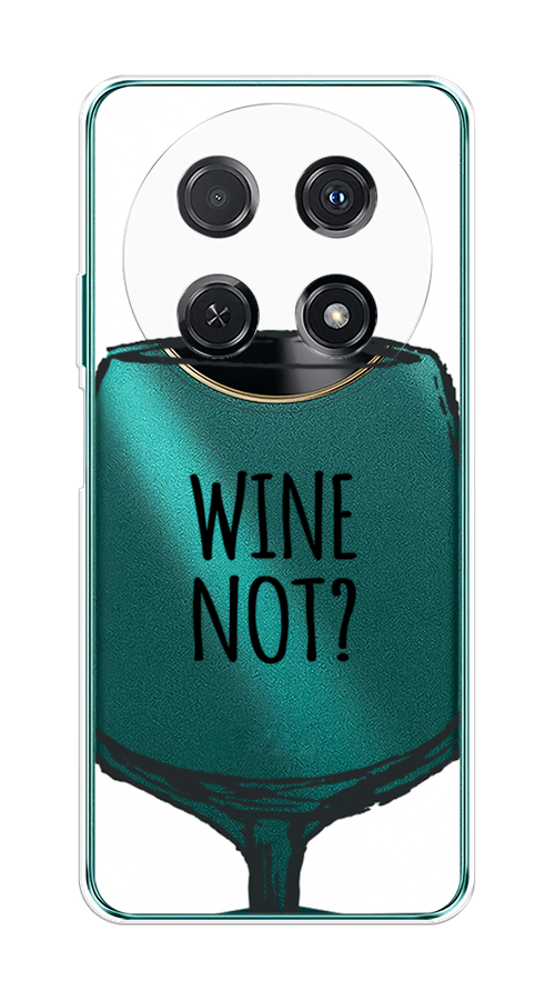 

Чехол на Huawei Nova 12i "Wine not white", Белый, 6123950-1
