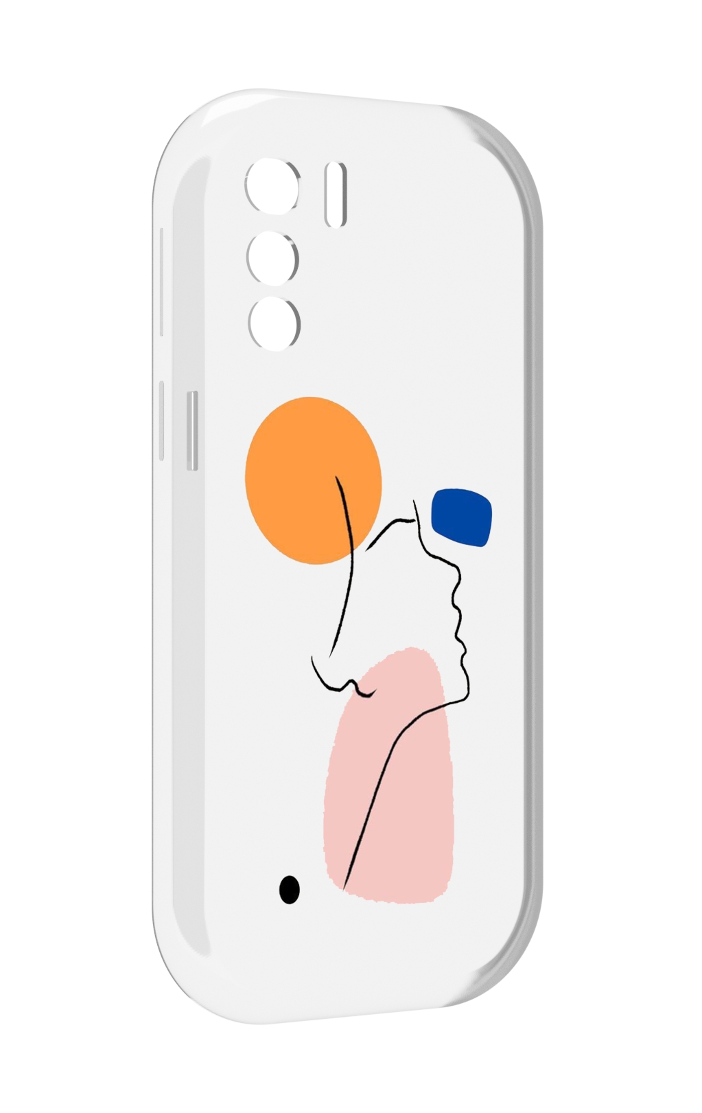

Чехол MyPads абстракция девушки женский для UleFone Note 13P, Прозрачный, Tocco
