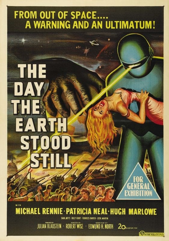 

Постер к фильму "День, когда остановилась Земля" (The Day the Earth Stood Still) A4