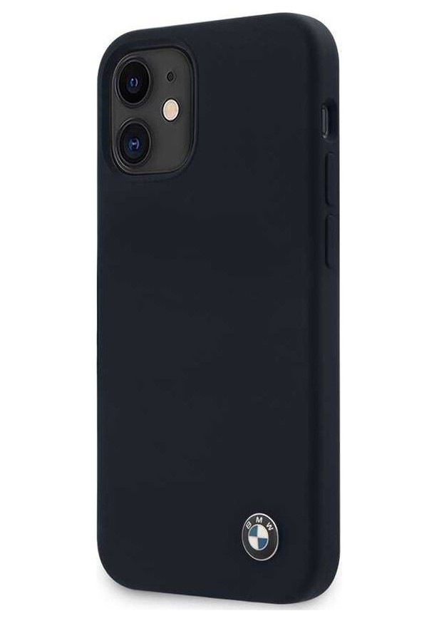 фото Чехол cg mobile bmw signature liquid silicone iphone 12 mini синий