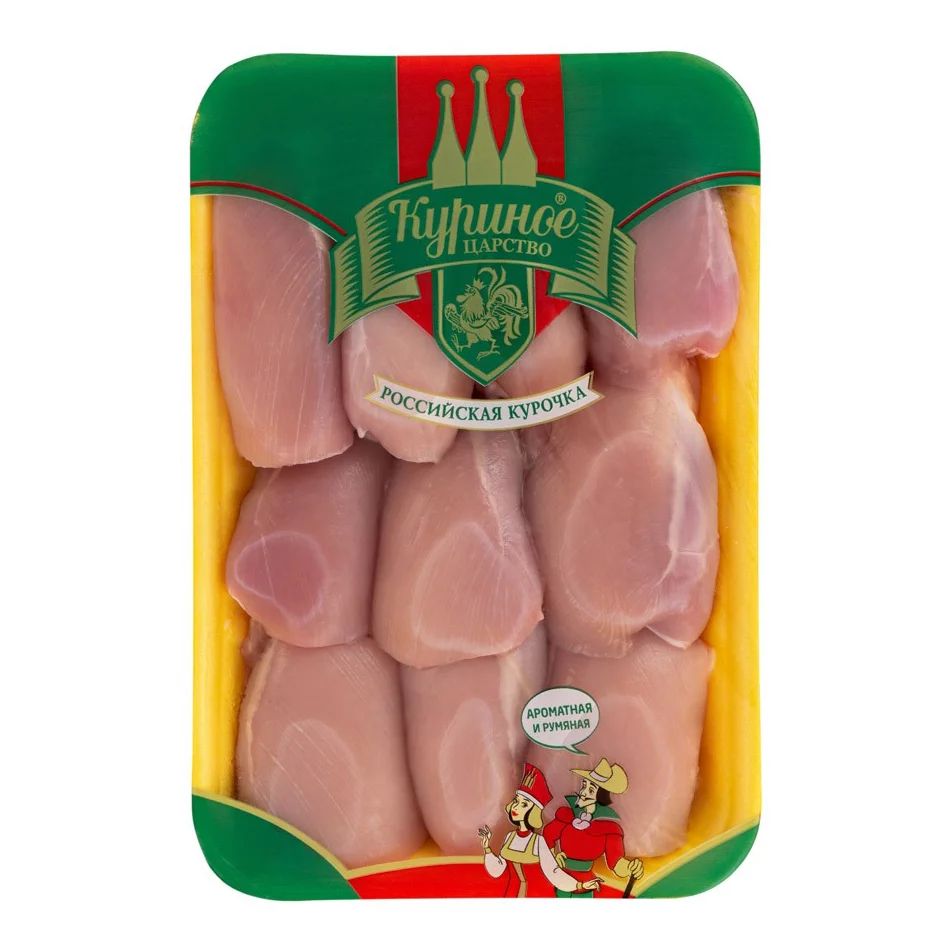 Филе бедра цыпленка-бройлера Куриное Царство без кожи охлажденное +-1 кг