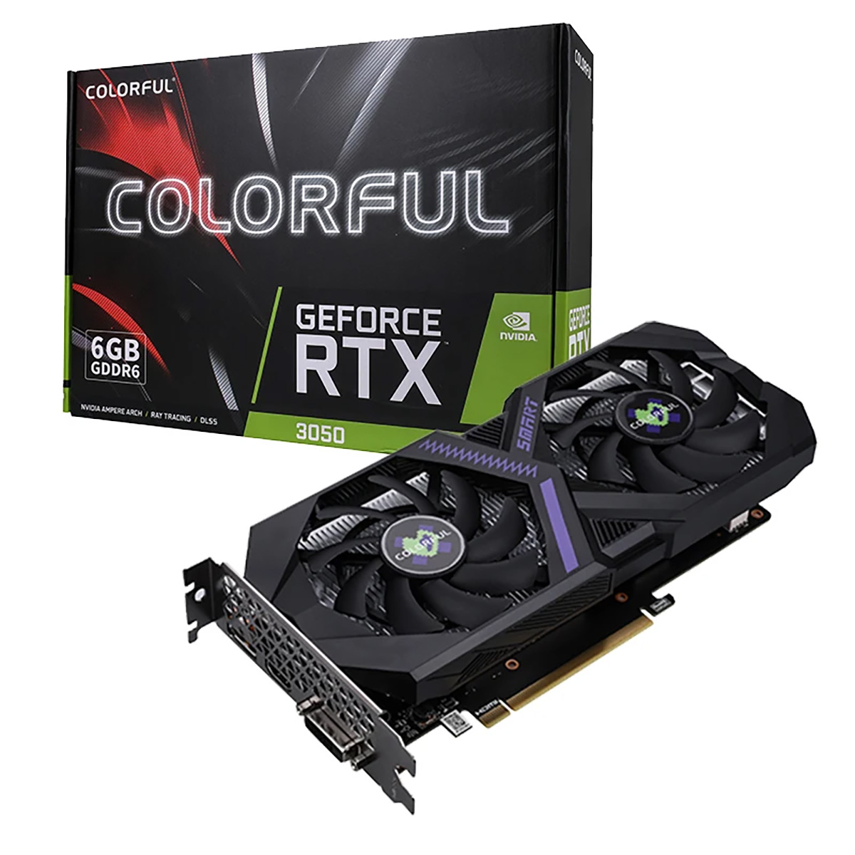 

Видеокарта Colorful NVIDIA GeForce RTX 3050, GeForce RTX 3050