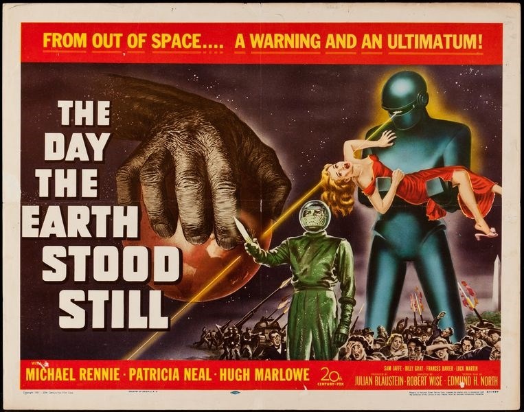 

Постер к фильму "День, когда остановилась Земля" (The Day the Earth Stood Still) 50x70 см