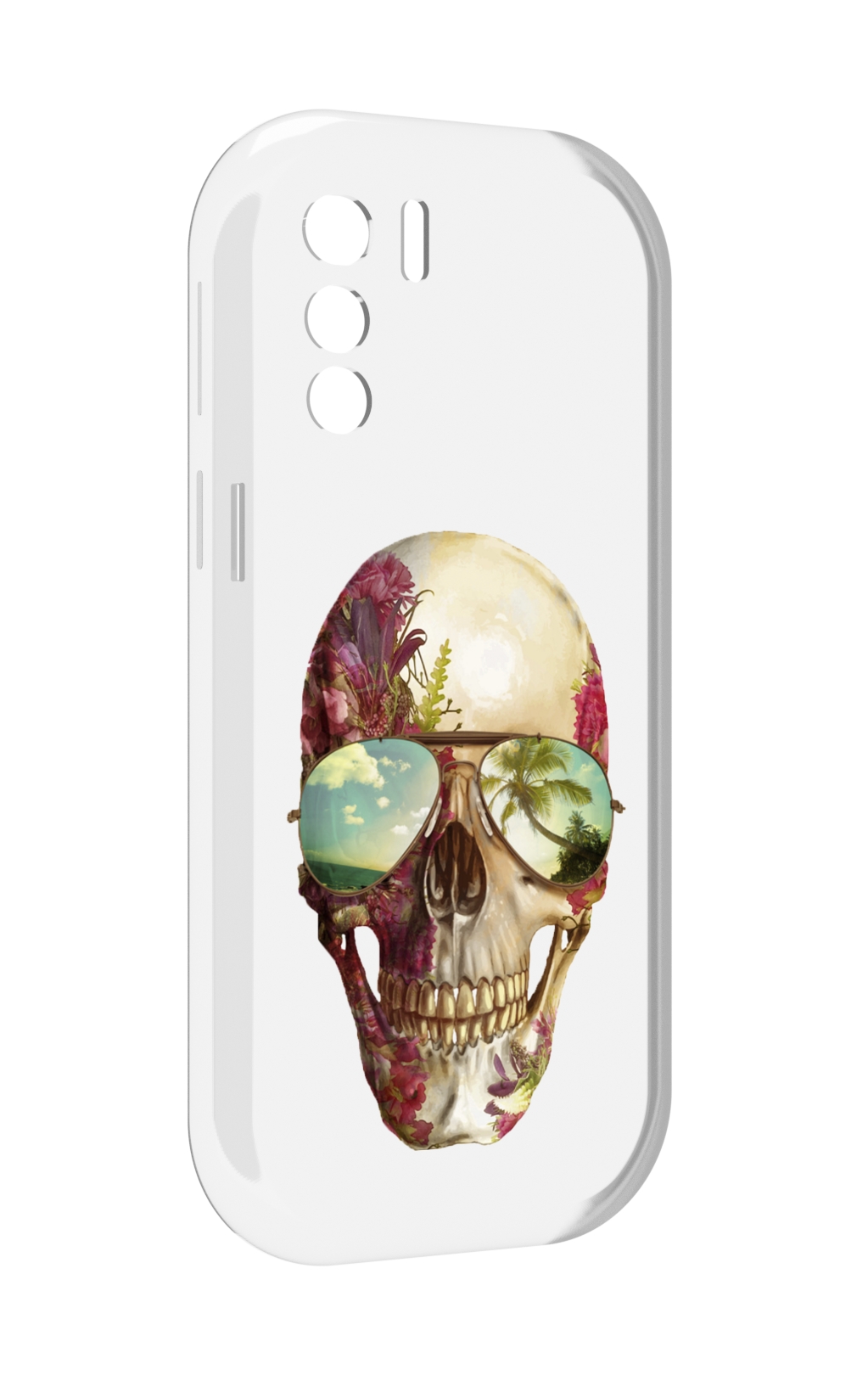 

Чехол MyPads Череп с очками для UleFone Note 13P, Прозрачный, Tocco