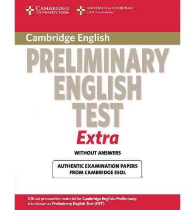 

Cambridge Preliminary English Test Extra Student's Book