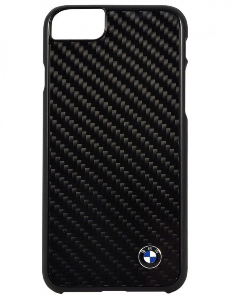 фото Чехол cg mobile bmw signature real carbon iphone 7/8/se 2020 черный