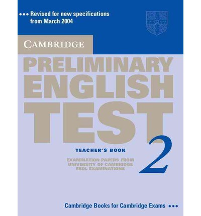 

Cambridge Preliminary English Test 2 Teacher's Book