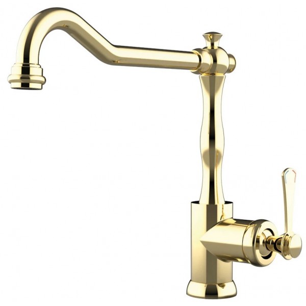 фото Кухонный смеситель topzero rubato gold, pvd top zero