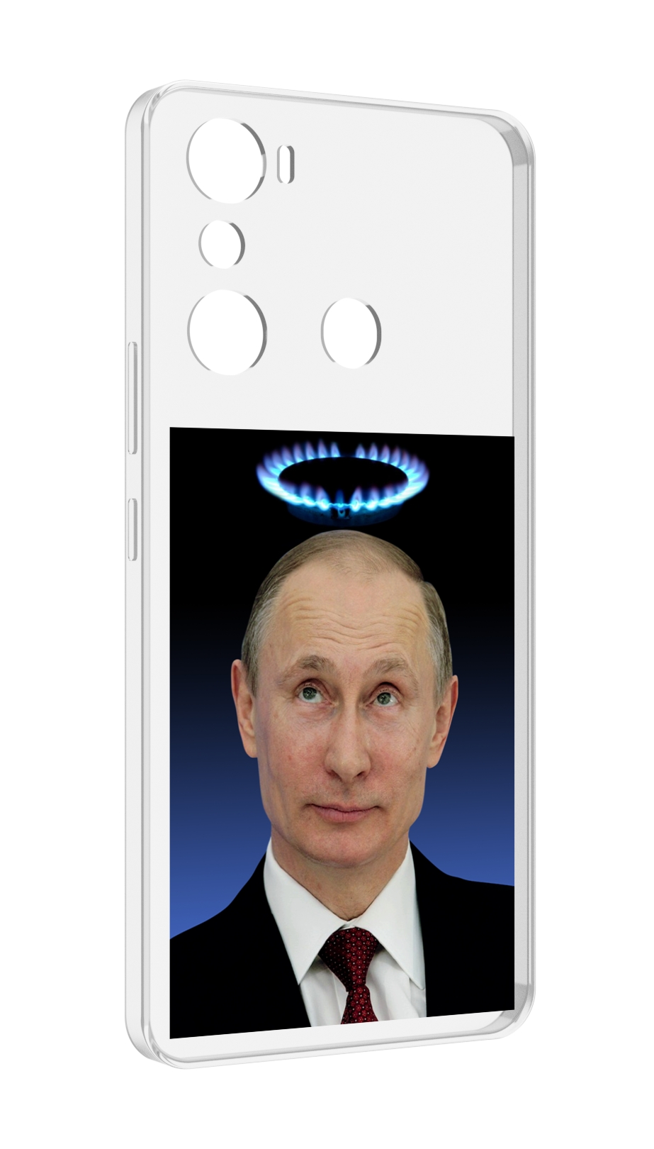 

Чехол MyPads святой газ для Infinix Hot 20i, Прозрачный, Tocco