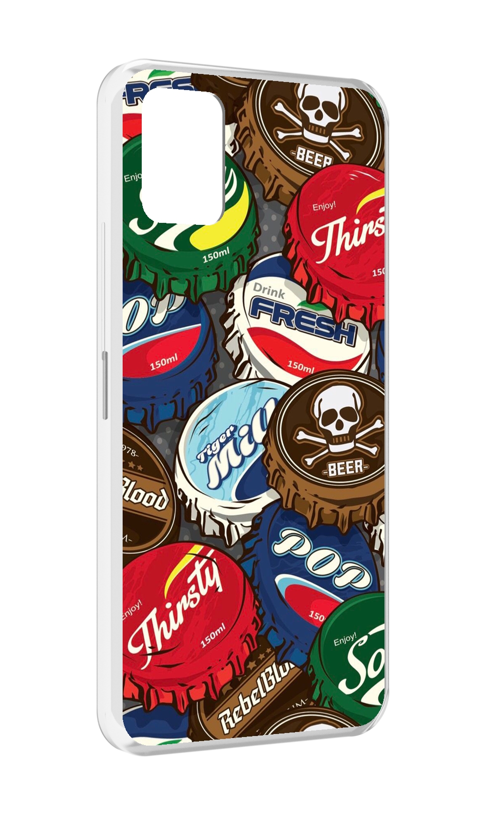 

Чехол MyPads крышки от баночек для Umidigi Power 5, Прозрачный, Tocco