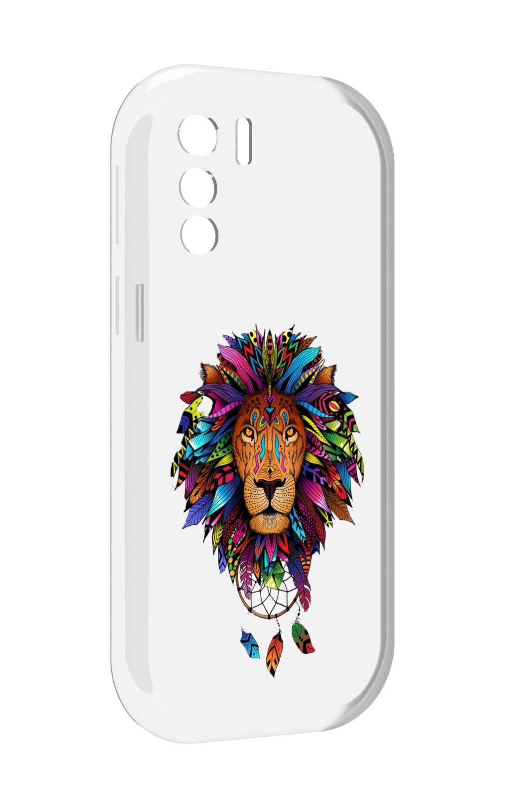 

Чехол MyPads Тотемный Лев для UleFone Note 13P, Прозрачный, Tocco