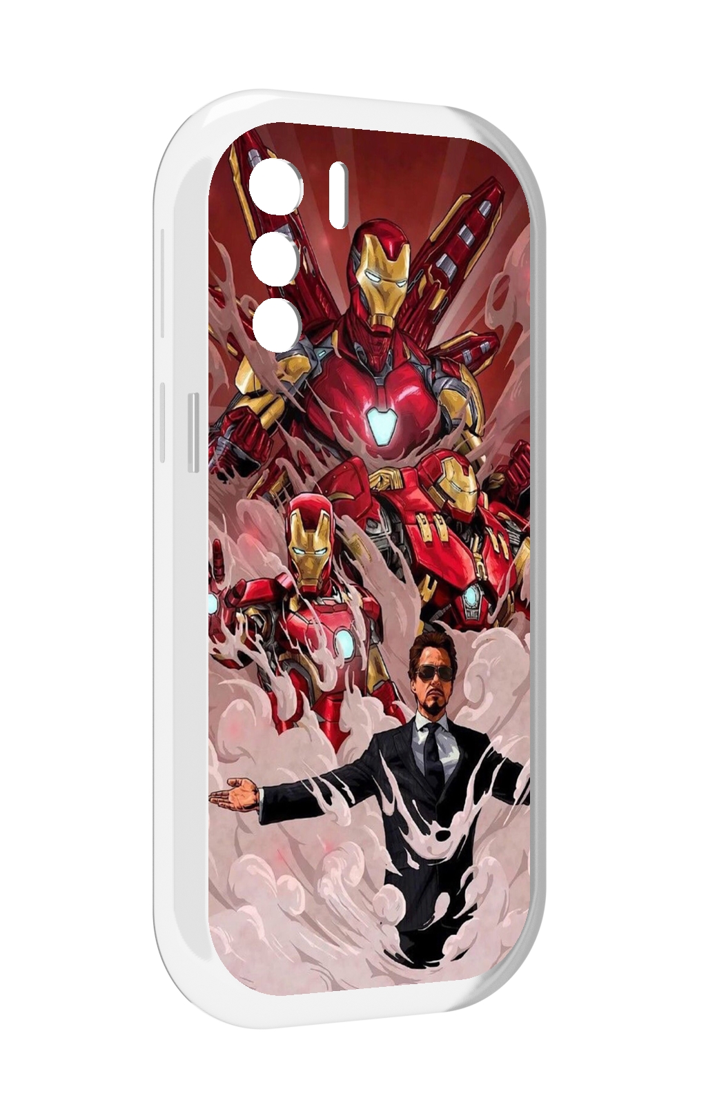 

Чехол MyPads Тони-Старк-и-костюмы для UleFone Note 13P, Прозрачный, Tocco