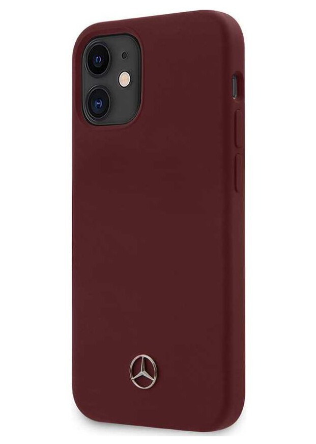 фото Чехол cg mobile mercedes liquid silicone iphone 12 mini красный