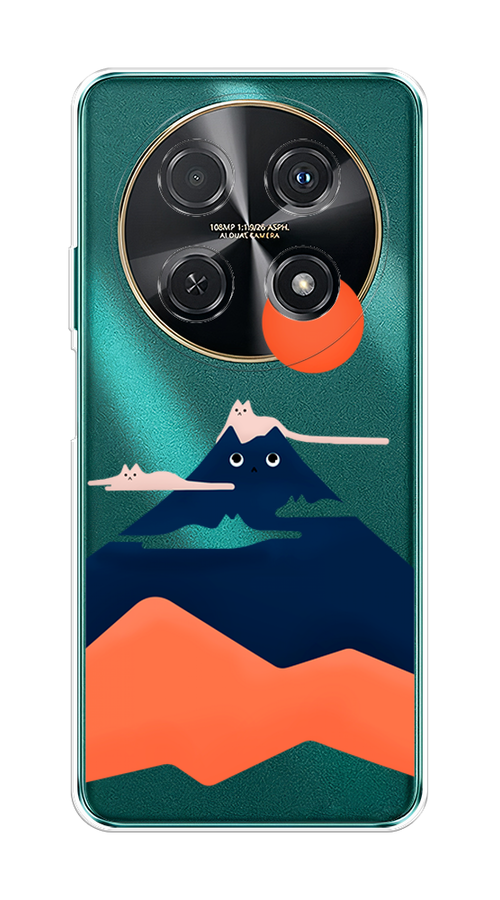 

Чехол на Huawei Nova 12i "Кот-гора", Черный;оранжевый, 6123950-1