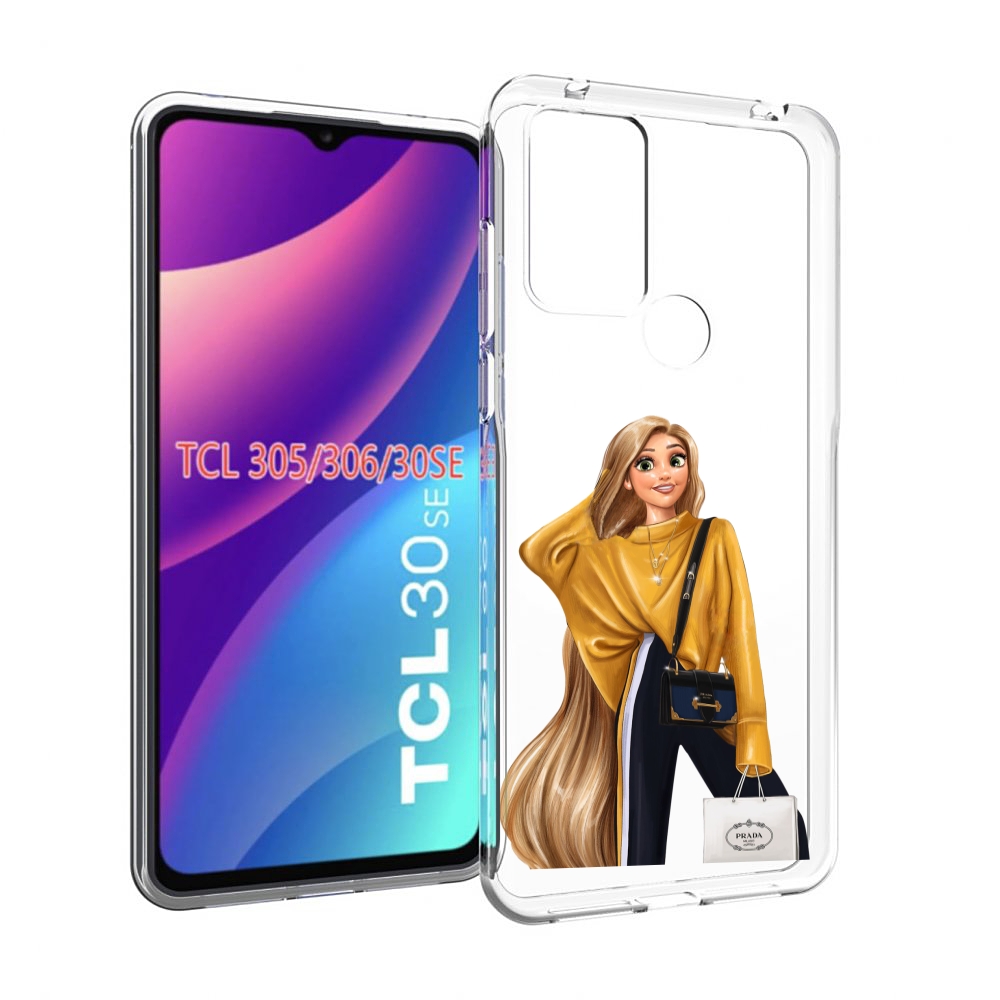 

Чехол MyPads модная-рапунсель женский для TCL 30SE/305/306/30E, Tocco